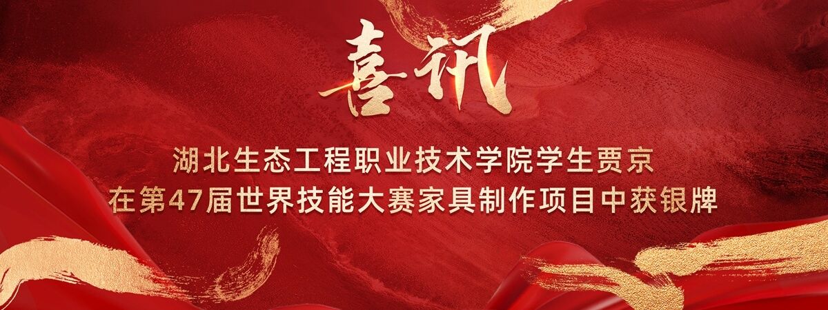 學校學生賈京在第47屆世界技能大賽家具制作項目中獲銀牌